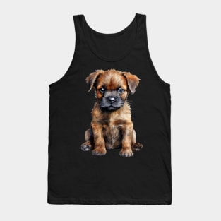 Puppy Border Terrier Tank Top